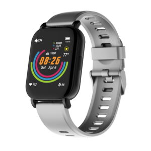 3plus Vibe Pro Smartwatch for Android iPhone, Multiple Sports Modes, Sleep Monitor, IP68 Waterproof, GPS, Silver Band