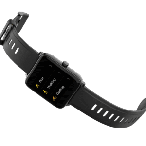 3Plus Vibe Lite Smartwatch (Black) with Sleep Monitor/ Notifications/ GPS/ Workout Tracker/ Water Resistant