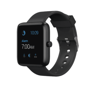 3Plus Vibe Lite Smartwatch (Black) with Sleep Monitor/ Notifications/ GPS/ Workout Tracker/ Water Resistant