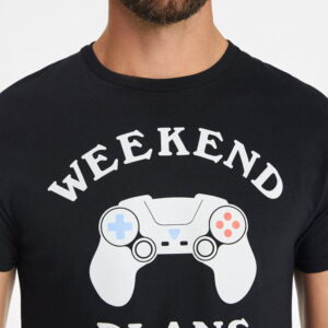 Weekend Plans Men's and Big Men's Cotton Graphic Tee with Short Sleeves, Sizes S-3XL