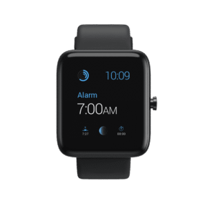 3Plus Vibe Lite Smartwatch (Black) with Sleep Monitor/ Notifications/ GPS/ Workout Tracker/ Water Resistant