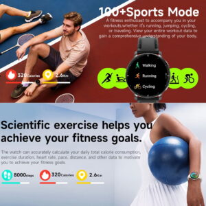 Men's Smartwatch, Women's Fitness Tracker 1.32
