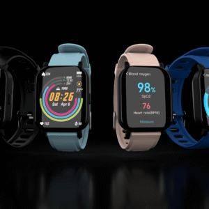 3plus Vibe Pro Smartwatch for Android iPhone, Multiple Sports Modes, Sleep Monitor, IP68 Waterproof, GPS, Teal Band