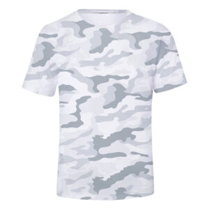 Summer Men's Camo T Shirt Round Neck Short Sleeved Comfortable Tshirts