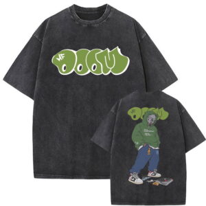 Washed Vintage Rapper Graphic Print Tshirt Men Women Hip Hop Fashion T-shirts Male Casual Oversized Streetwear