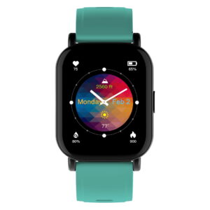 3plus Vibe Pro Smartwatch for Android iPhone, Multiple Sports Modes, Sleep Monitor, IP68 Waterproof, GPS, Teal Band