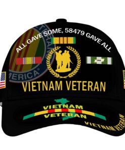 Vietnam Veteran Tribute Cap VPVC0011 - Personalized Military Cap for Veterans, Memorial Day & Veterans Day Gift