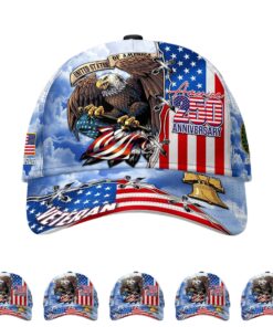 US Veterans Patriotic Baseball Cap CPVC160301 - America 250th Anniversary Tribute Cap