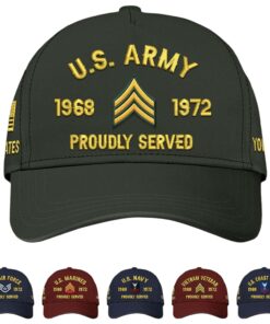 US Veterans Patriotic Cap CPVC160401 - Embroidered Military Tribute Cap