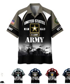 US Veterans Hawaiian Shirt ATTN130521 - Patriotic Military Tribute Apparel